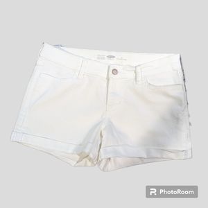 Old Navy White Denim Shorts Size 6